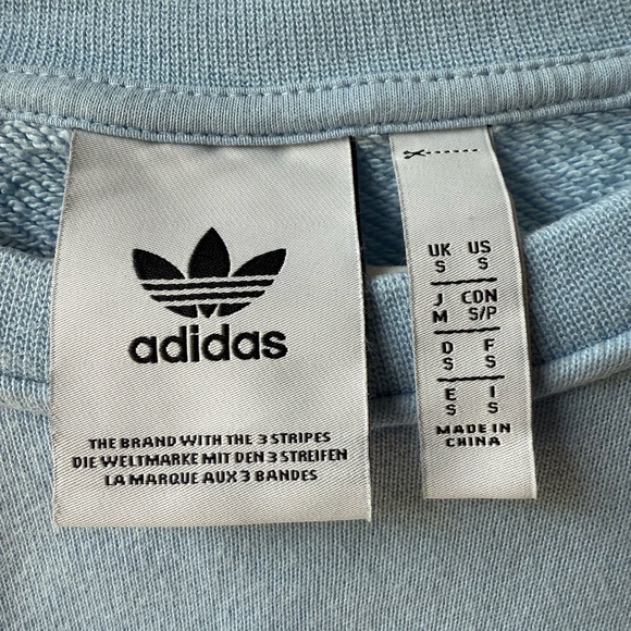 ADIDAS ORIGINALS
ADICOLOUR PREMIUM CREW SWEATSHIRT - CLEAR SKY - Picture 3 of 5
